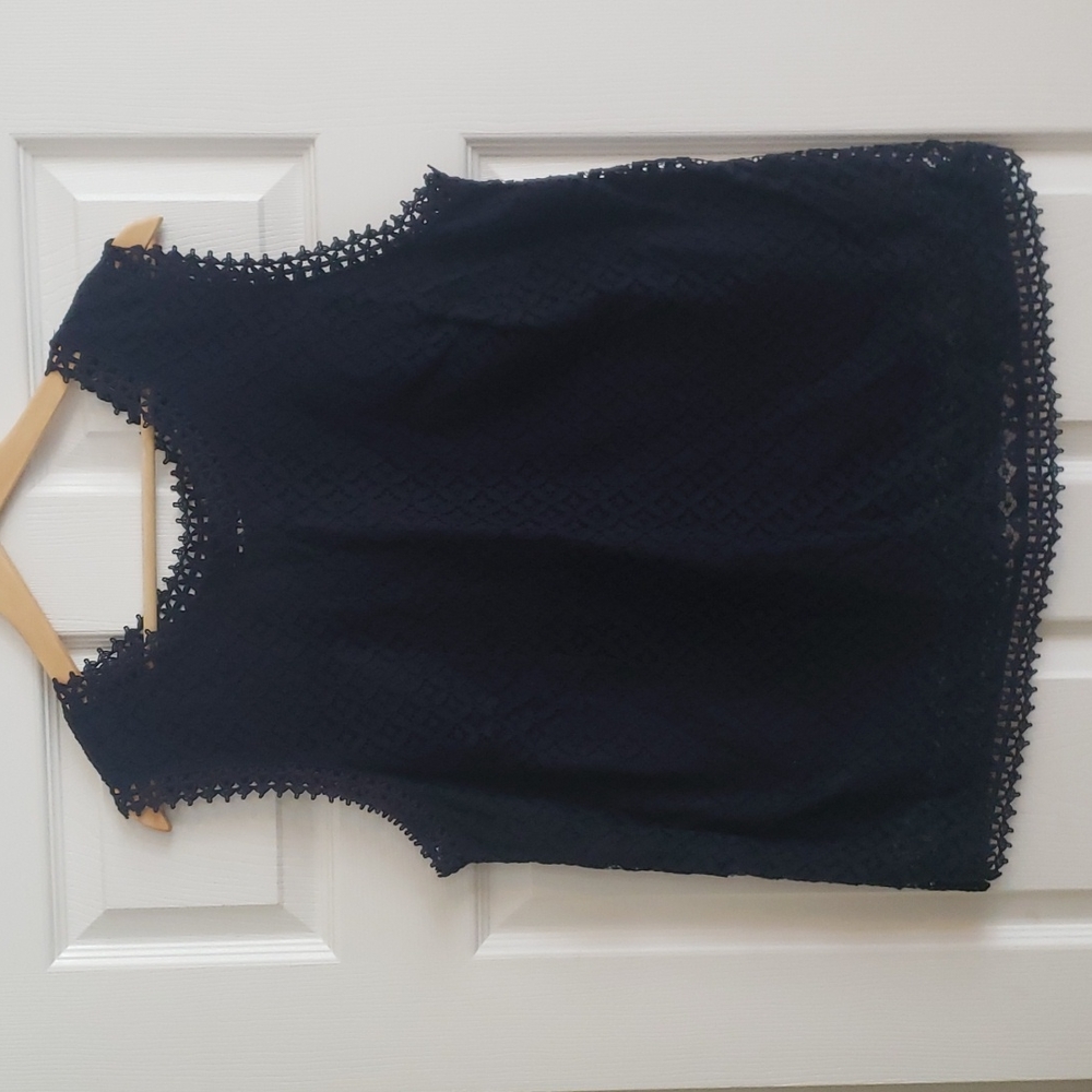 Lace Overlay Sleeveless Top Sz XXL